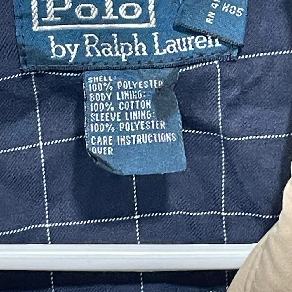 Polo Ralph Lauren Men's Tan Harrington Jacket Full Zip Embroidered Pony 2XL‎